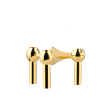 Load image into Gallery viewer, Molecular Structure Candle Holder - Gold
