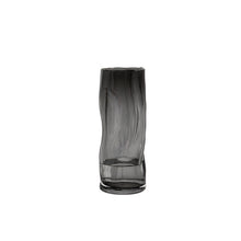 Load image into Gallery viewer, Asymmetric Glass Flower Vase - Grey , 25 cm