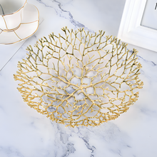 Load image into Gallery viewer, Coral Decorative Bowl - Gold