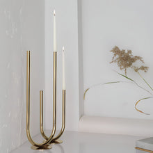Load image into Gallery viewer, U Candle Holder - Gold , 51.5 cm