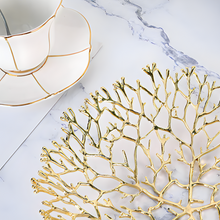 Load image into Gallery viewer, Coral Decorative Bowl - Gold