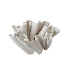 Load image into Gallery viewer, Ceramic 3D Printing Vase - White