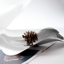 Load image into Gallery viewer, Wave Inspired Tray - Silver