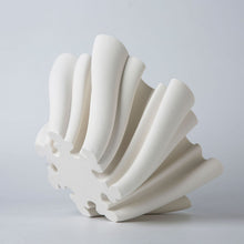 Load image into Gallery viewer, Ceramic 3D Printing Vase - White