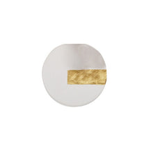 Load image into Gallery viewer, Circle Ceramic Vase - Gold and White, 15 cm