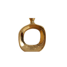 Load image into Gallery viewer, Classic Hollow Vase - Gold, 26cm
