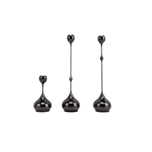 Load image into Gallery viewer, Water Drop Candle Holder Set - Charcoal
