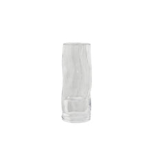 Load image into Gallery viewer, Asymmetric Glass Flower Vase - Clear, 25 cm
