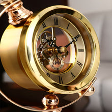 Load image into Gallery viewer, Antique Table Clock - Gold
