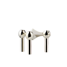 Load image into Gallery viewer, Molecular Structure Candle Holder - Set of 3, Silver
