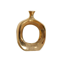 Load image into Gallery viewer, Classic Hollow Vase - Gold, 33cm
