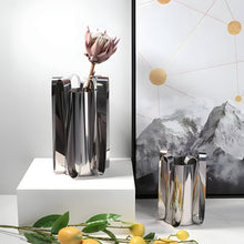 Load image into Gallery viewer, Floral Vase - Silver, 26 cm
