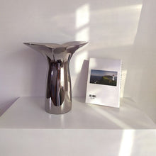 Load image into Gallery viewer, Blossom Ceramic Vase - Silver, 31 cm
