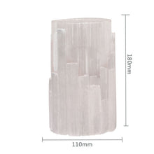 Load image into Gallery viewer, Crystal Glass Candle Holder - 18 cm
