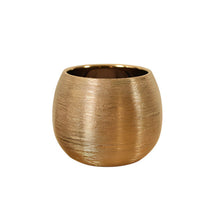 Load image into Gallery viewer, Ceramic Flower Pot - Gold, 16 cm
