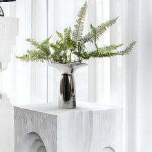 Load image into Gallery viewer, Blossom Ceramic Vase - Silver, 31 cm
