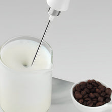 Load image into Gallery viewer, 3 In 1 Rechargeable Electric Milk Frother - White
